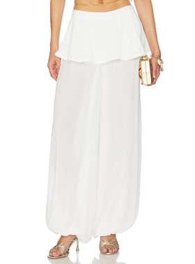 ADRIANA DEGREAS PEPLUM PANT 荷叶边长裤 26夏季新品 revolve小