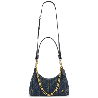 Coach Soft Quilted Loved Denim Juliet 25 Shoulder Bag 26春夏