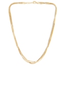 revolve小众新款 Lovers 金属金色 COLETTE 项链 and Friends