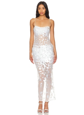 retrofete MISCHA 裙子 象牙白 y2k辣妹风REVOLVE小众新款