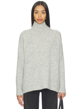 American Vintage VITO 高领毛衣 淡灰色REVOLVE小众新款冬季保暖