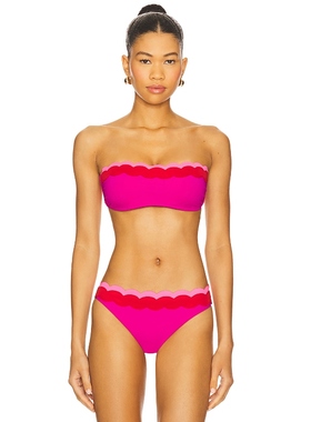 BEACH RIOT SYBIL 比基尼文胸上装 粉色REVOLVE小众新