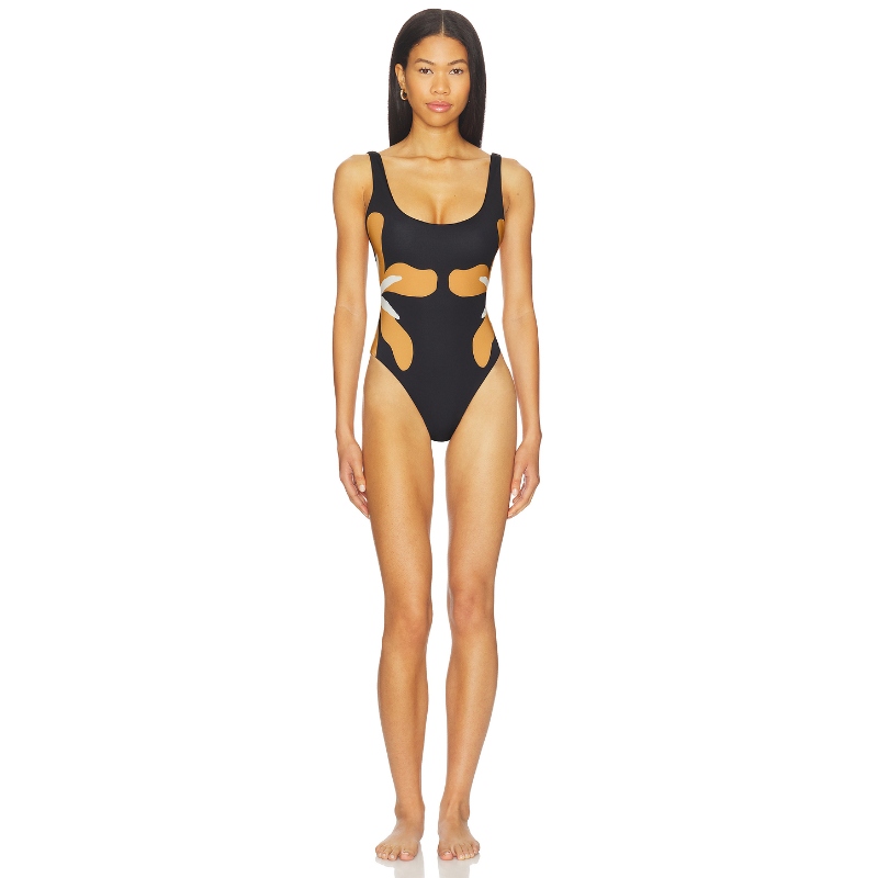 Cala de la Cruz FRANCA 泳装 黑色 y2k辣妹风REVOLVE小众新款