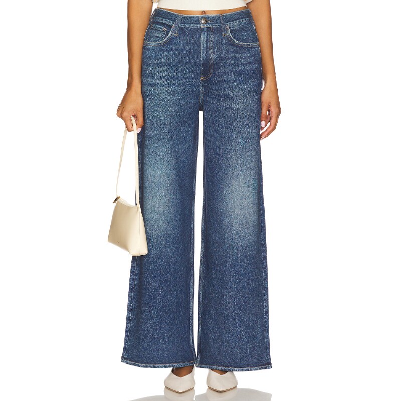 [春夏新品]Rag & Bone 牛仔裤蓝色阔腿裤美式复古风REVOLVE