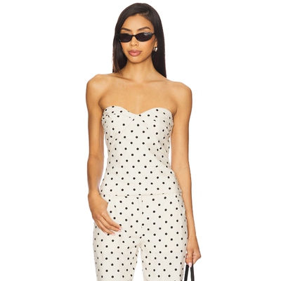 Amanda Uprichard SOHO 上装 米色REVOLVE小众新款