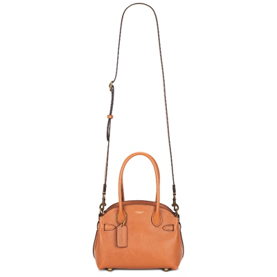 Coach 蔻驰 SOFT EMPIRE 大容量托特包 棕黄色REVOLVE小众新款