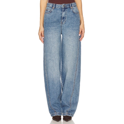 [春季新品]SER.O.YA BRIAR 阔腿 蓝色REVOLVE小众