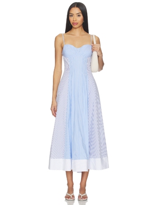 SIMKHAI Chamberlain Cotton Midi Dress revolve小众新款