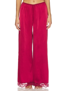 KAT THE LABEL CINDY 睡裤 红色REVOLVE小众新款