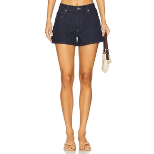 FRAME 新品 HANG 短裤 休闲风REVOLVE 蓝色美式 冬季