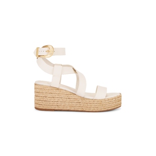 Schutz Harper Flatform Sandal 白色REVOLVE新款女鞋