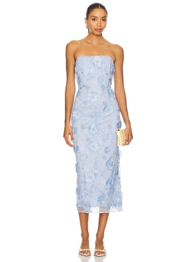 Lovers and Friends BLUME 裙子 蓝色REVOLVE小众新款