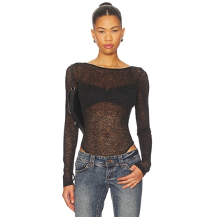 superdown MINERVA 紧身服 黑色 美式性感REVOLVE小众新款