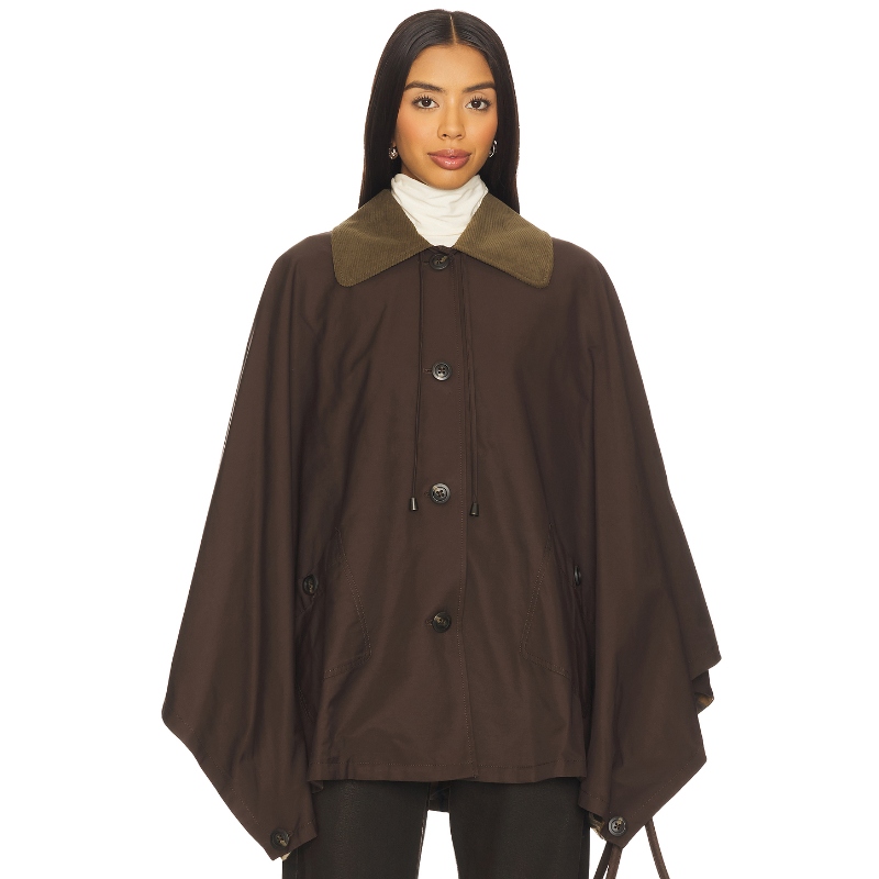 [秋冬新品]Free People BAILEY 披肩 棕色老钱风REVOLVE小众