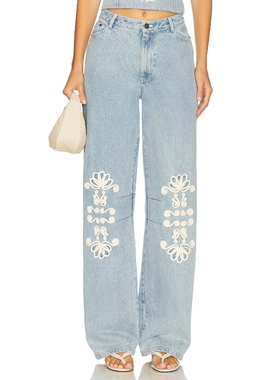 [冬季新品]The Wolf Gang EL TORO 长裤 蓝色 美式休闲风REVOLVE