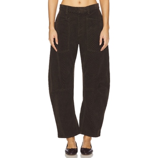 LOTAN 休闲风REVOLVE小众新款 SHON 棕色美式 长裤 NILI