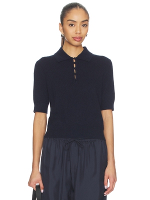 White & Warren Cashmere Button Polo revolve小众新款