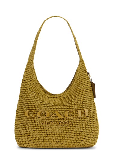 Coach REFINED WEAVE STRAW BROOKLYN 28英寸单肩包 26春夏新品 r