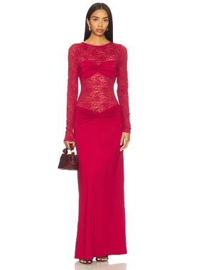 Runaway The Label LARNA 裙子 红色REVOLVE小众新款