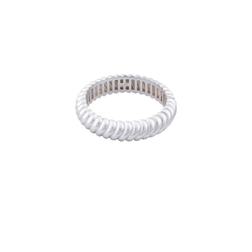 VALERE RIPPLE 手镯 金属银色REVOLVE小众新款