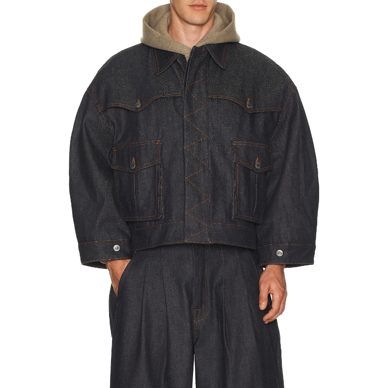 Art Community 7 POCKET 牛仔夹克 蓝色REVOLVE小众新款