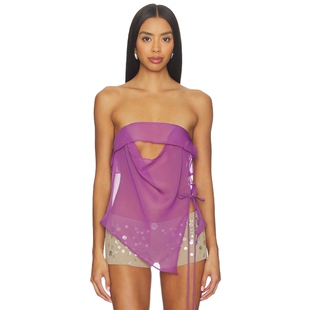 春季 上装 新品 London 紫色辣妹风REVOLVE Jaded