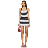 WAYS藏青色性感挂脖露背半身裙套装 REVOLVE ALL THE 春季 新品