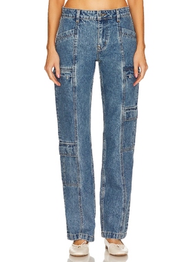 [冬季新品]GRLFRND NAOMI 工装裤revolve时尚小众