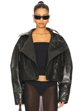 A.L.C. ELI 夹克 深绿色REVOLVE小众新款