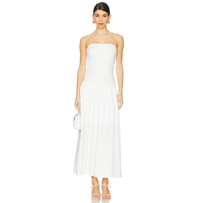 NIA SANTAL 裙子 白色礼服裙REVOLVE小众新款