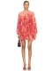 revolve小众新款 HEMANT 珊瑚色 DRESS 裙子 AND NANDITA