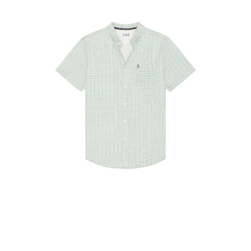 Original Penguin ECO 短袖衬衫 薄荷色REVOLVE小众新款图片