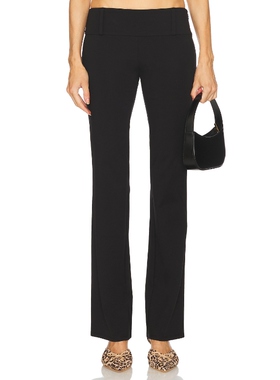 [春季新品]LOBA CHLOE 长裤 黑色美式休闲风REVOLVE小众