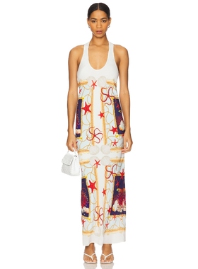 Muma World LUIS 长裙 白色REVOLVE小众新款