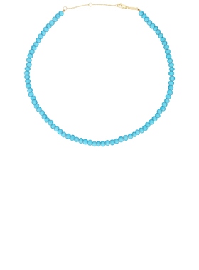 [冬季新品]SHASHI TURQUESA 珠饰项链 蓝绿色REVOLVE小众