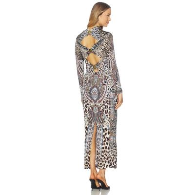 [春季新品]Camilla DRESS 长裙 Black, white, blueREVOLVE小众