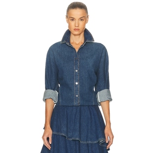 ALAÏA 上装 蓝色REVOLVE小众新款