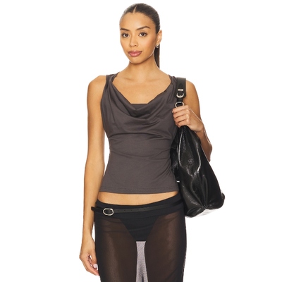 [冬季内搭]Geel JAMESON 上装深灰色辣妹风REVOLVE小众新款