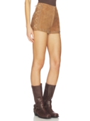 ZUT 棕黄色 revolve小众新款 ZABEEL 短裤