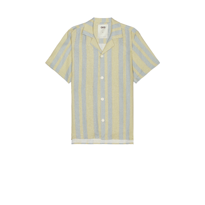 [冬季新品]OAS MIST STRATA 亚麻衬衫 Blue,YellowREVOLVE小众