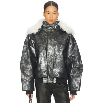 Jaded London XL 夹克 黑色 Y2K辣妹风00’sREVOLVE小众新款