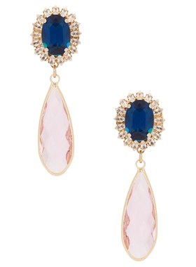 Anton Heunis 垂褶耳饰 蓝色REVOLVE小众新款