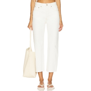 [冬季新品]PISTOLA CASSIE 短款 白色美式复古风REVOLVE小众