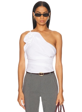 Magda Butrym 上装 白色 y2k辣妹风REVOLVE小众新款