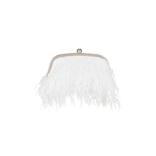 8 Other Reasons 手拿包REVOLVE小众新款轻奢晚宴羽毛流苏单肩包