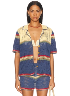 All That Remains NOVA 衬衫 Yellow,Blue y2k辣妹风REVOLVE小众