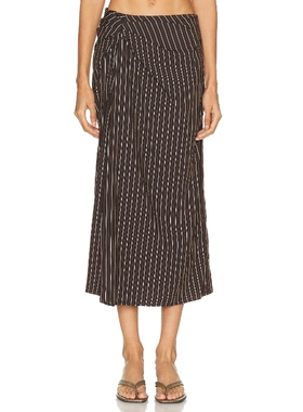 A.L.C. JEAN 半身裙 棕色REVOLVE小众新款