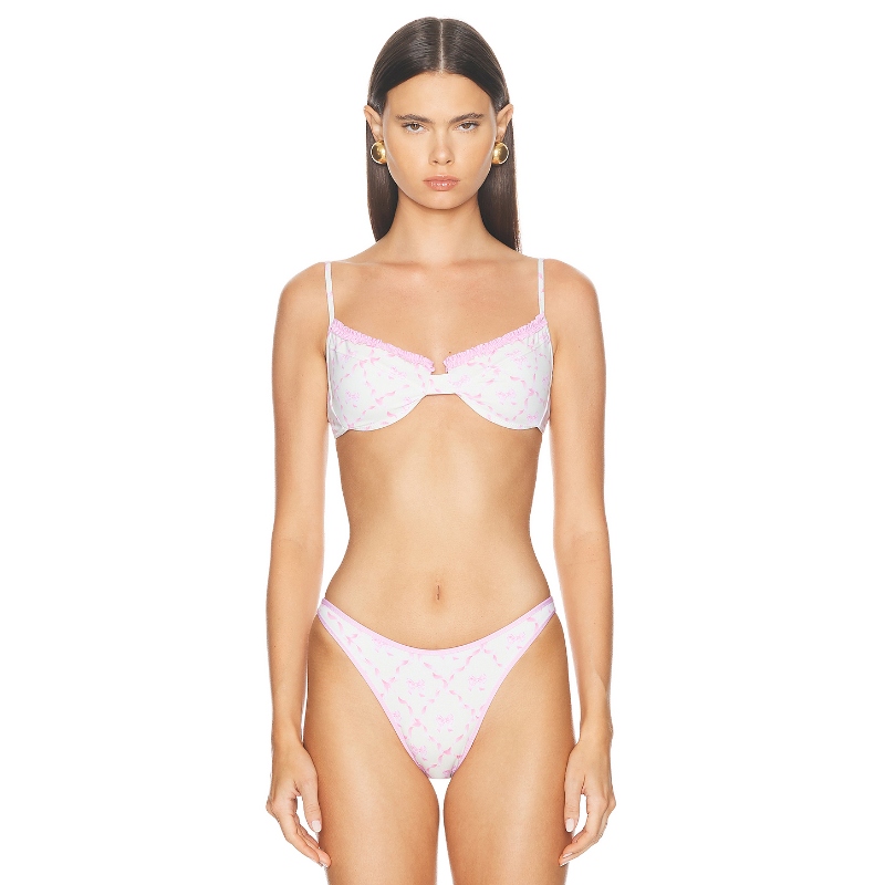 Heavy Manners 比基尼文胸上装 象牙白REVOLVE小众新款