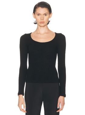 [冬季内搭]SABLYN ISLA 上装长袖上衣 黑色辣妹风REVOLVE小众新款