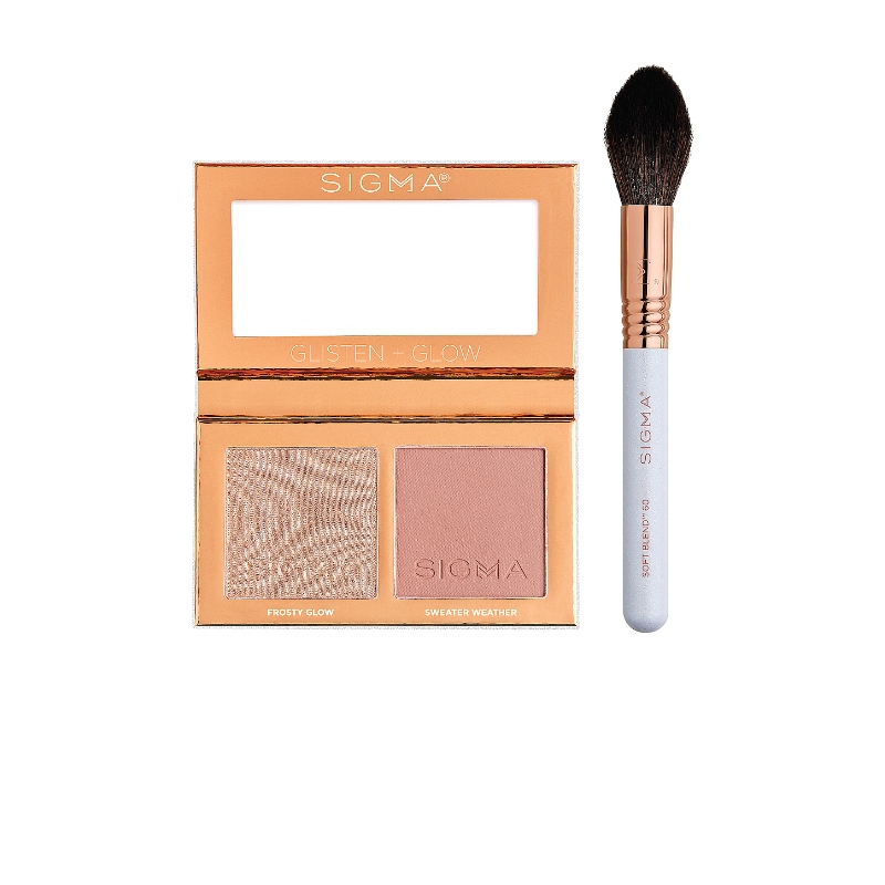 Sigma Beauty GLISTEN + GLOW CHEEK DUO 双色腮红revolve时尚小